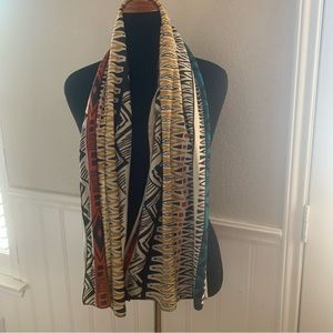Evolve design casual scarf, lightweight,tribal